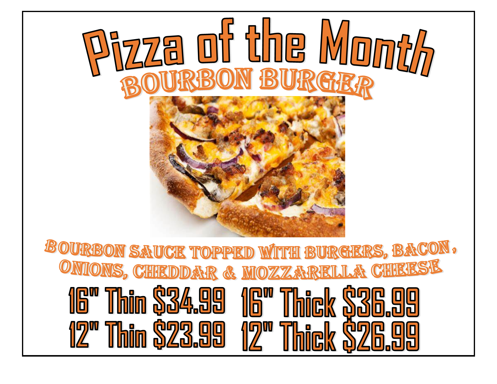 pizza of the month